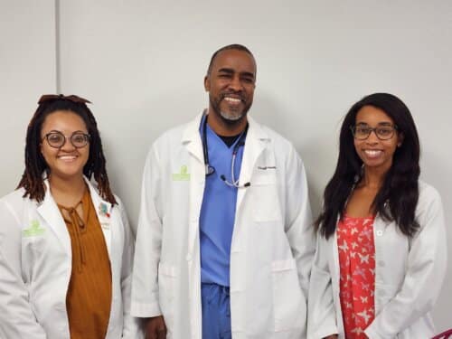Dr. Ronald Hamilton-Dr. Brittany Mathes-and Dr. Breunna White